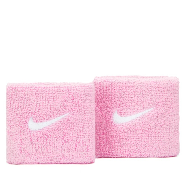 MUNHEQUEIRA NIKE SWOOSH WRISTBAND PINK/WHITE