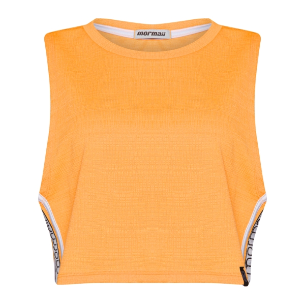 CONJUNTO MORMAII LINHA VITORIA MARCHEZINI CALCA E BLUSA LARANJA - Image 3