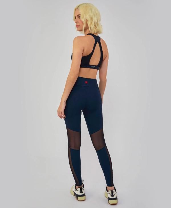 LEGGING ALTO GIRO HYPER RECORTES TULE PRETO - Image 4