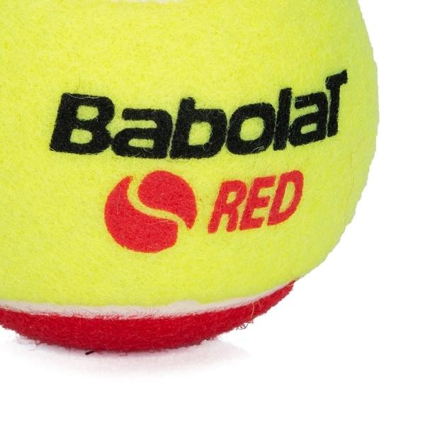 BOLA DE TENIS BABOLAT FELT VERMELHA STAGE 3 - KIT COM 3 BOLAS - Image 3