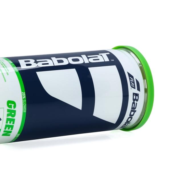 BOLA DE TENIS BABOLAT GREEN STAGE 1 - TUBO COM 3 BOLAS - Image 3