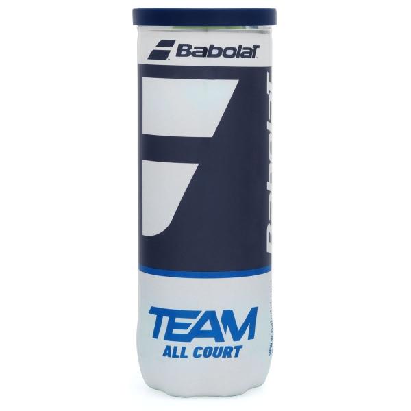 BOLA DE TENIS BABOLAT TEAM ALL COURT - TUBO COM 3 BOLAS