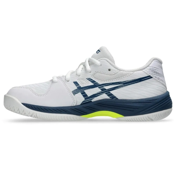 TÊNIS ASICS INFANTIL GEL GAME 9 GS BRANCO COM AZUL E VERDE - Image 3