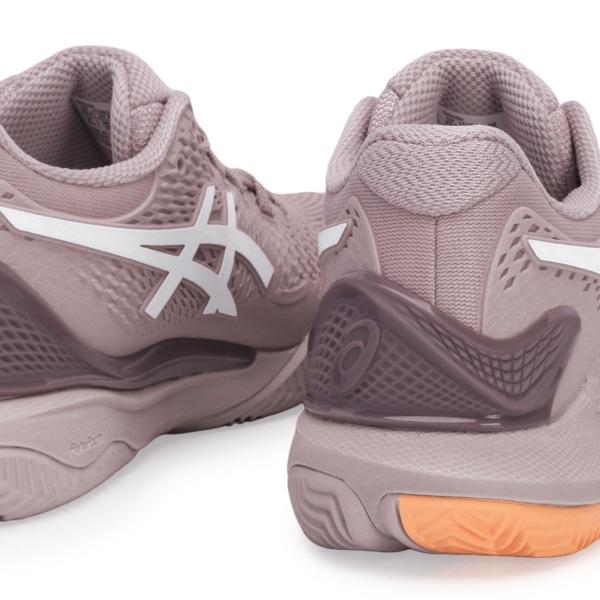 TÊNIS ASICS FEM GEL RESOLUTION 9 CLAY ROSA E BRANCO - Image 5