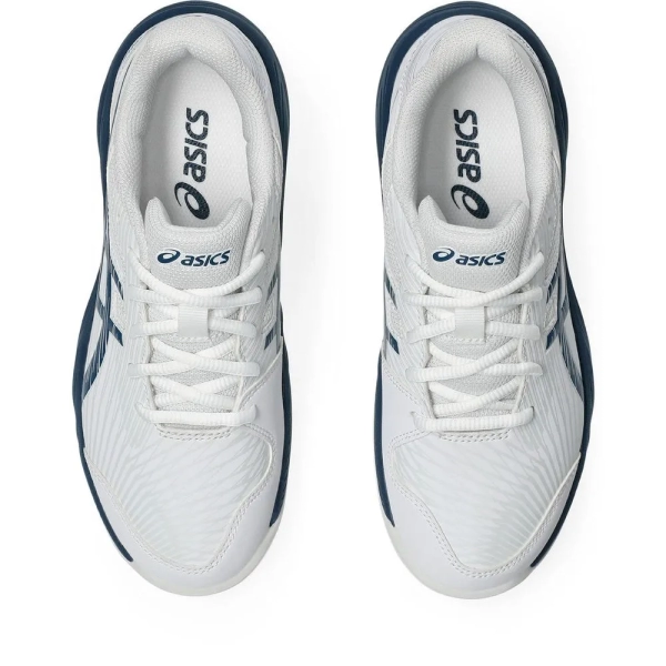 TÊNIS ASICS INFANTIL GEL GAME 9 GS BRANCO COM AZUL E VERDE - Image 6