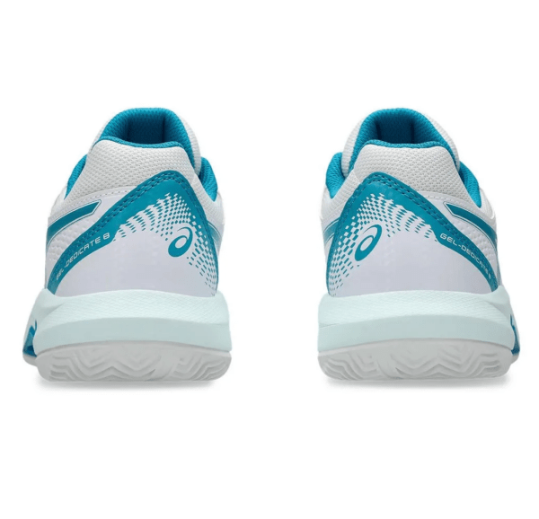 TÊNIS ASICS FEM GEL DEDICATE 8 CLAY BRANCO COM AZUL - Image 6