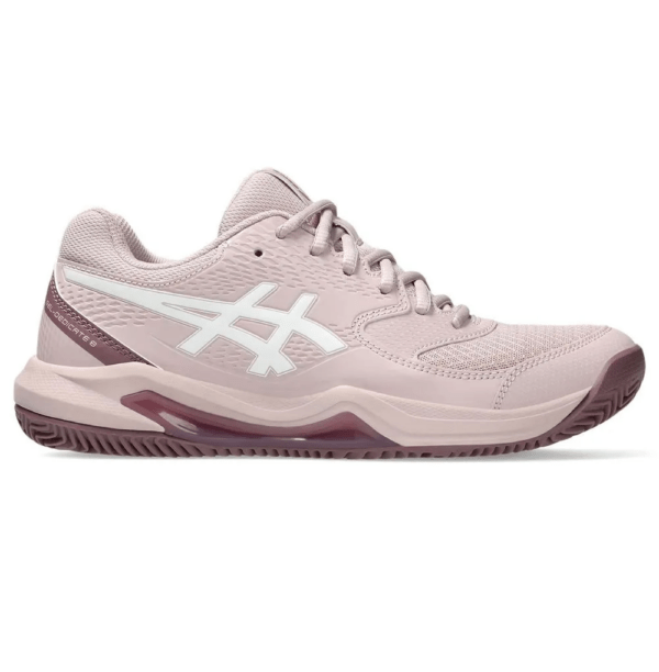 TÊNIS ASICS FEM GEL DEDICATE 8 CLAY ROSA COM BRANCO - Image 4