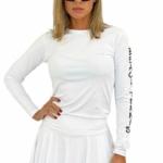 CAMISETA BENNU MANGA LONGA FEMININA BRANCO - Image 2
