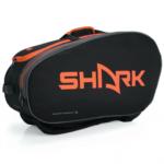 RAQUETEIRA SHARK BT - PRETA E LARANJA