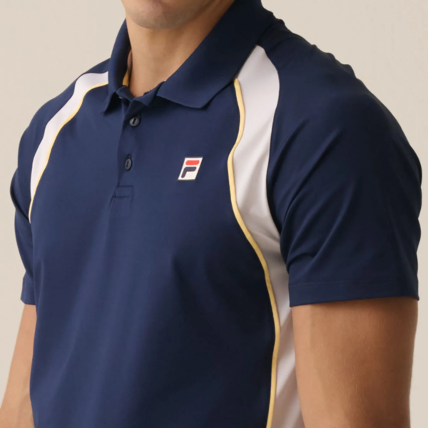 CAMISETA POLO MASCULINA FILA BACKSPIN MARINHO - Image 6
