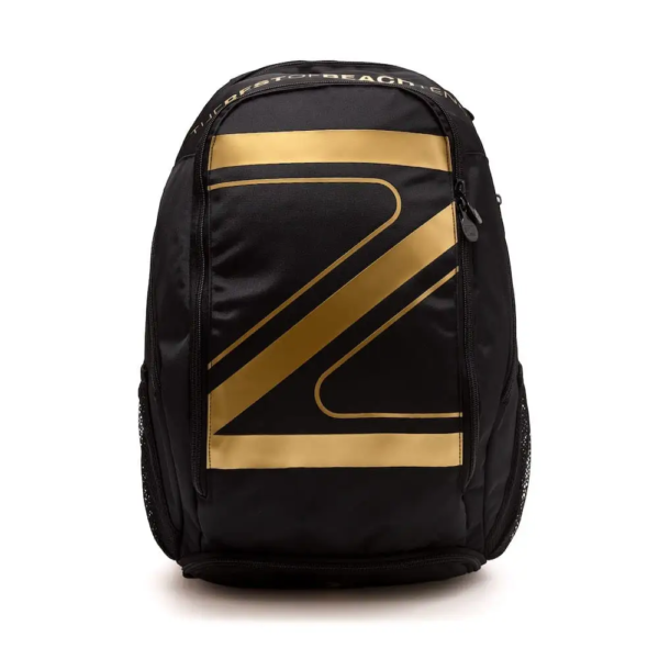 MOCHILA ZEIQ LEGEND PRETO/DOURADO