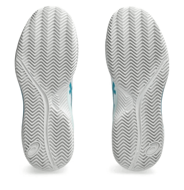 TÊNIS ASICS FEM GEL DEDICATE 8 CLAY BRANCO COM AZUL - Image 7