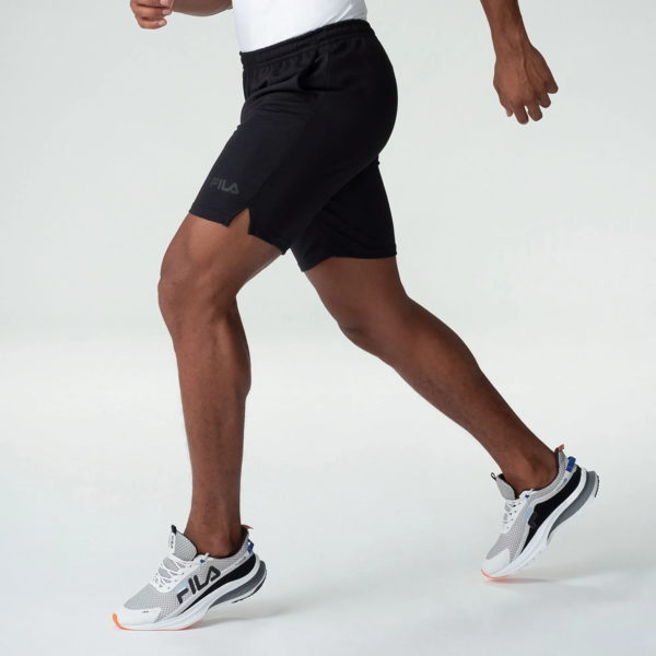 BERMUDA MASCULINA FILA SPORT 7,5 PRETA - Image 2