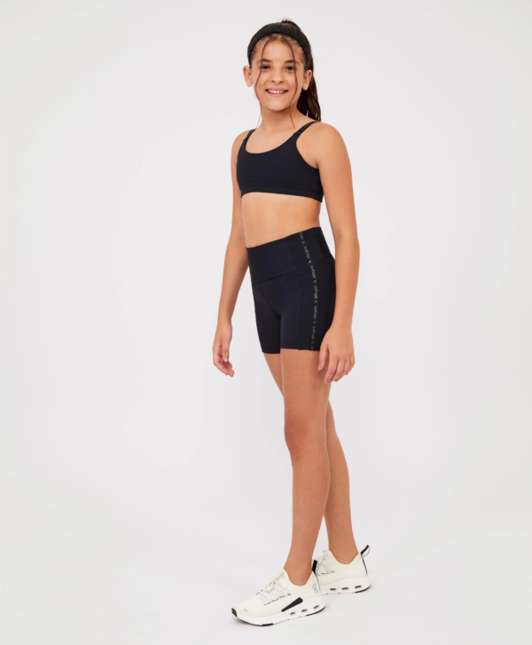 BERMUDA KIDS ALTO GIRO PRETA