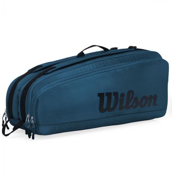 RAQUETEIRA WILSON ULTRA TOUR X6 AZUL E PRETA