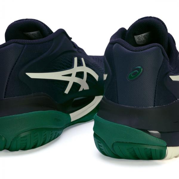 TÊNIS MAS ASICS GEL RESOLUTION X QUADRA RAPIDA MARINHO/VERDE/OFF - Image 4