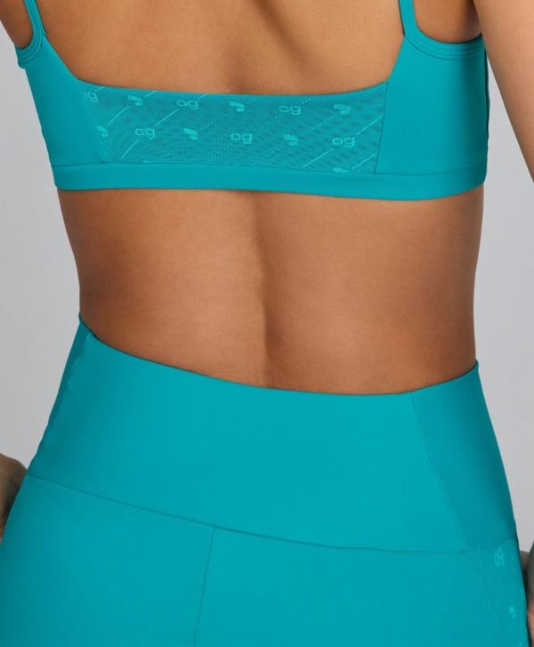 SHORTS ALTO GIRO TULE LARETAL AZUL LUMINOSO - Image 3