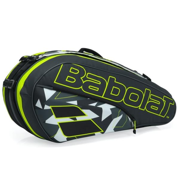 RAQUETEIRA BABOLAT PURE AERO X6 PRETO/AMARELO - Image 2