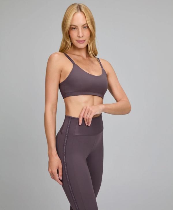 LEGGING ALTO GIRO ELASTICO MARROM NOBRE