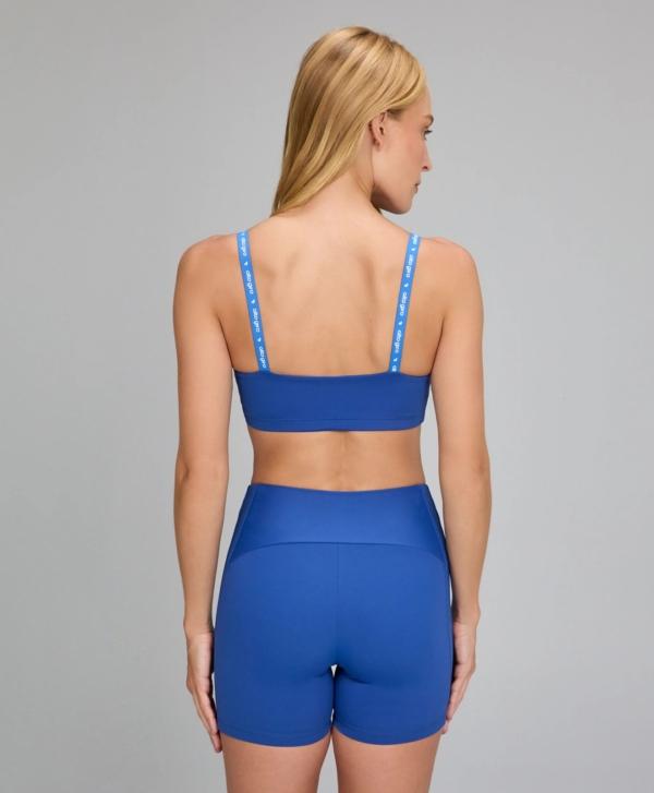 TOP ALTO GIRO ELASTICO PERSONALIZADO AZUL BLUEBERRY - Image 3