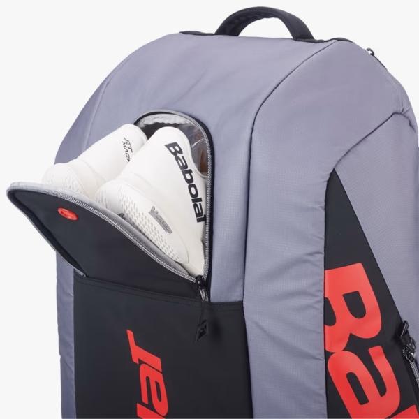 RAQUETEIRA BABOLAT PURE STRIKE X9 CINZA/PRETA/VERMELHA - Image 4