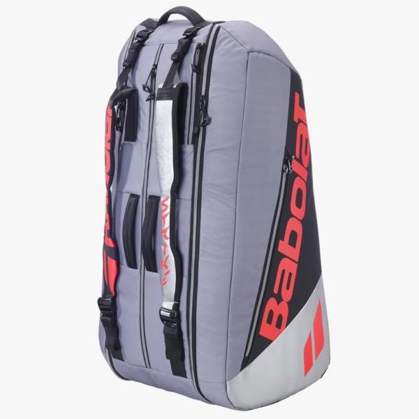 RAQUETEIRA BABOLAT PURE STRIKE X9 CINZA/PRETA/VERMELHA - Image 2