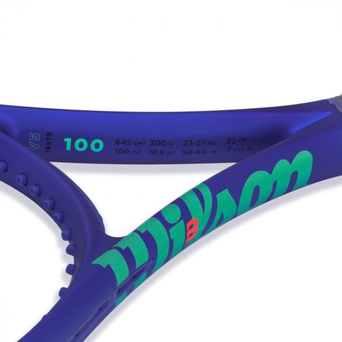 RAQUETE DE TÊNIS WILSON ULTRA 100 V5.0 AZUL ROYAL - Image 5