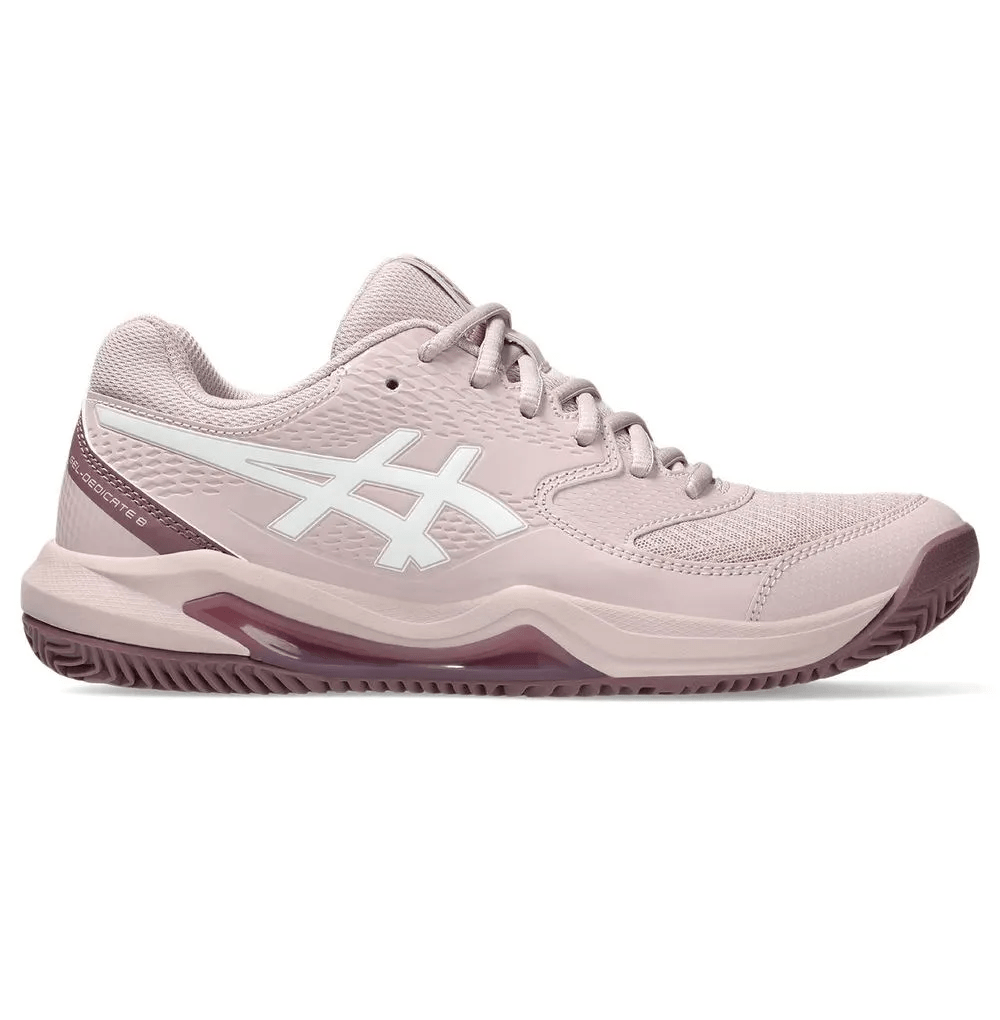 TÊNIS ASICS FEM GEL DEDICATE 8 CLAY ROSA COM BRANCO - Image 4