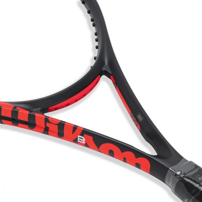 RAQUETE DE TÊNIS WILSON CLASH 100 V3.0 PRETA - Image 2