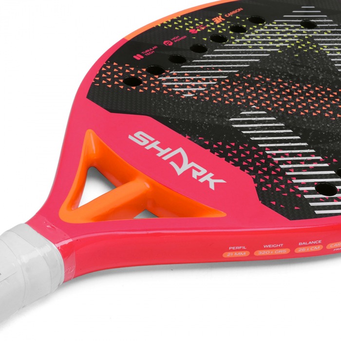 RAQUETE DE BEACH TENNIS SHARK BOOST PRO SOFIA CIMATTI - Imagem 3