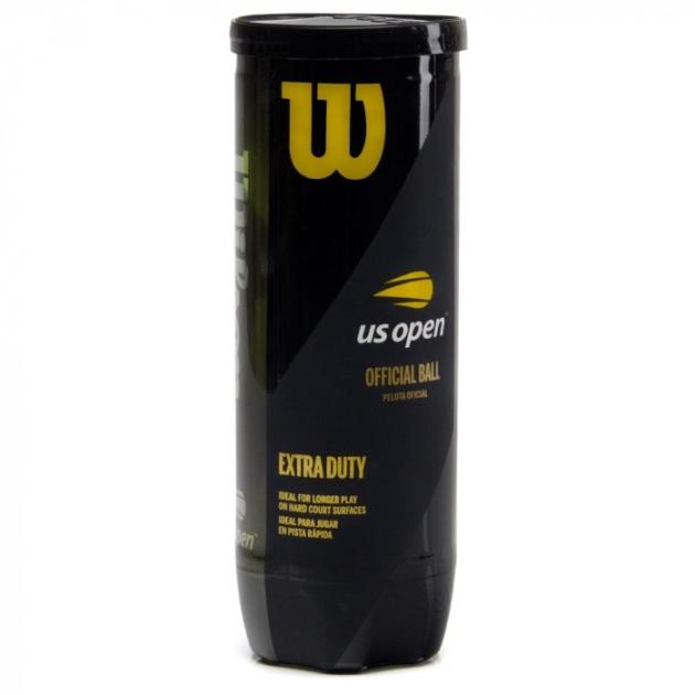 BOLA DE TENIS WILSON US OPEN EXTRA DUTY TUBO COM 3 BOLAS